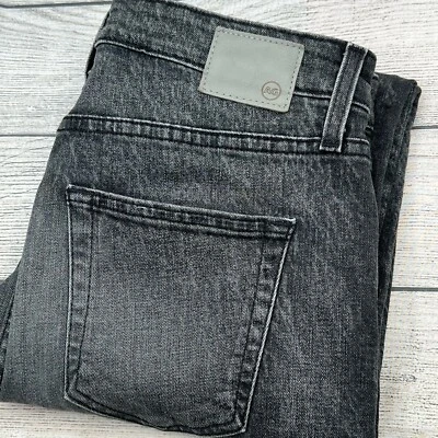 AG Adriano Goldschmied Womens 26R Black Ex Boyfriend Slouchy Slim 30x28 EUC - Image 1 of 4