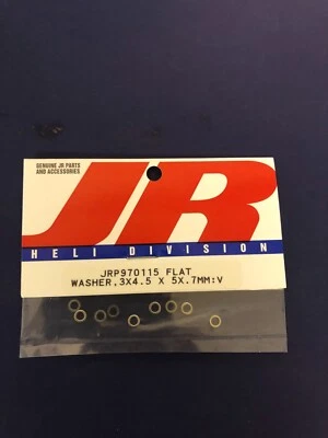 JR Helicopter Flat Washer, 3x4.5x5x7 (10 washers per package) JRP970115 NEW!!! - Image 1 of 2