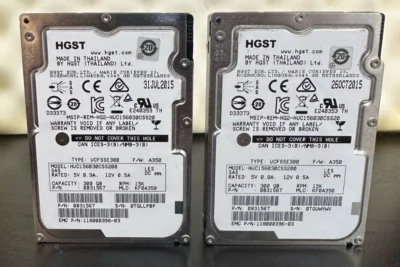 (X2) HGST 300GB HUC156030CSS200 0B31567 2.5" SAS 15K HDD - WIPED & TESTED ✔ - Image 1 of 3
