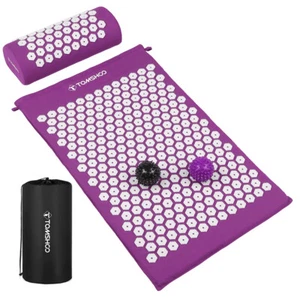 Acupressure Mat and Pillow Massage Set with Bag for Muscle C8K6 - Picture 1 of 10