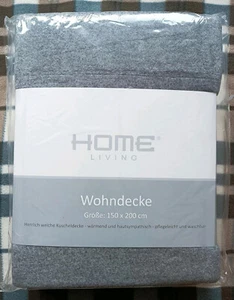 Wohndecke Kuscheldecke 150 x 200 cm / Anthrazit / Neu - Bild 1 von 3