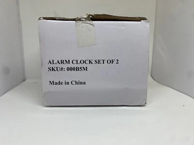 Alarm Clock • Gold • Set Of 2 - Image 1 of 2