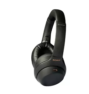 Sony WH-1000XM4 Wireless Noise Canceling Over Head Headphones w Mic Black - Picture 1 of 12