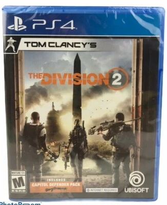 NIB Tom Clancy’s The Division 2 For Sony PS4 DC Falls America Falls 1-12p net - Image 1 of 3