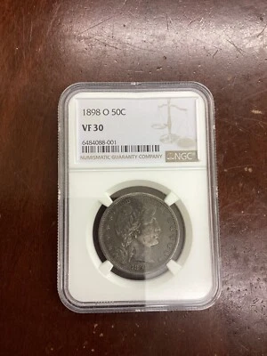 1898 O 50C VF30 NGC Graded - Image 1 of 3