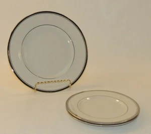 Syracuse China Set Lot VTG Restaurant Dishware Countless Plates Silver Rim Salad - Picture 1 of 12