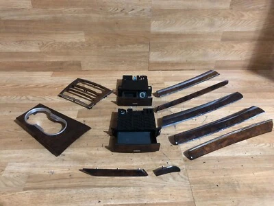 MERCEDES BENZ OEM GL450 ML350 ML500 КОНСОЛЬ РАДИО ДВЕРНАЯ ПАНЕЛЬ ДЕРЕВЯННАЯ ОТДЕЛКА КОМПЛЕКТ 2 - Изображение 1 из 4