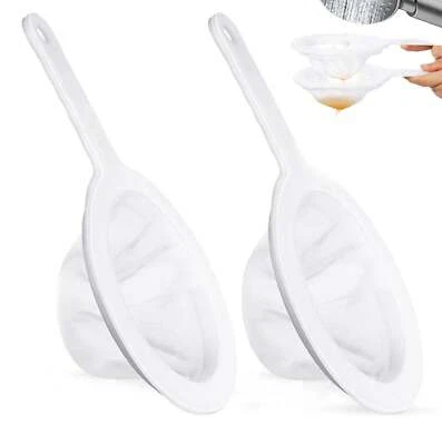 2pcs Brine Shrimp Net 80/200 Mesh, Artemia Baby Eggshell Harvesting Separator