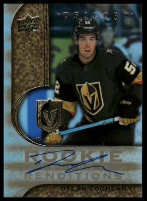 2020-21 Upper Deck Trilogy #RR-13 Dylan Coghlan Rookie Renditions Gold Foil - Image 1 of 2