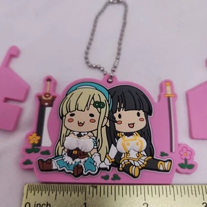 Senran Kagura Gummi Schlüsselanhänger Liebhaberband Marvelous Yomi & Ikaruga - Bild 1 von 3