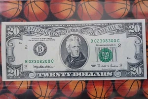 1995 $20 Twenty Dollar Bill Federal Reserve Note Vintage United States - Picture 1 of 3