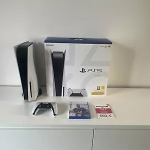 Sony PS5 Digital Edition 825GB Spielekonsole-Weiß - Mit Rechnung