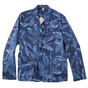 NWT $795 BURBERRY BRIT 'Berkson' Blue Floral Print Jacket L Blazer - Picture 1 of 8