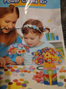 Diy Button Bouquet Hand button flowers Optional Style Ages 3+ craft - Picture 1 of 5