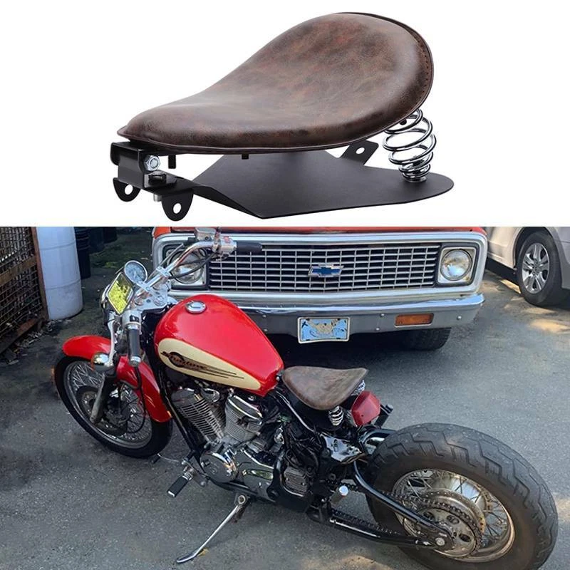 Triangle Motorcycle Spring Solo Seat Base for Honda CMX250 Rebel 300 500 1100 — 第 1/4 张图片