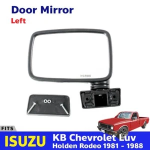 Side Door Mirror Rear View LH Fits Isuzu KB Faster Brava Pickup UTE 1980-88 E05 - Picture 1 of 6