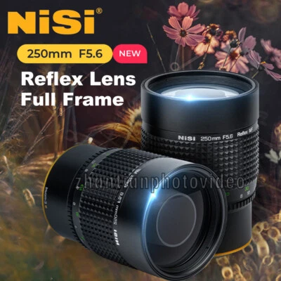NiSi 250mm F5.6 Reflex Lens Full Frame Telephoto for EF/RF/X/GFX/Z/F/XCD Mount - Image 1 of 4