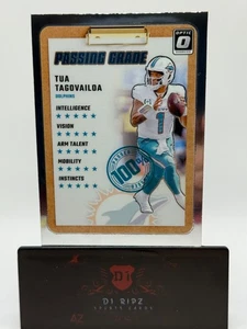 2024 Panini Donruss Optic - Passing Grade Tua Tagovailoa #9 - Bild 1 von 2