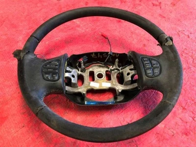 05 Ford F250 F350 Super Duty LARIAT USED Steering Wheel w Radio & Temp Controls - Image 1 of 4