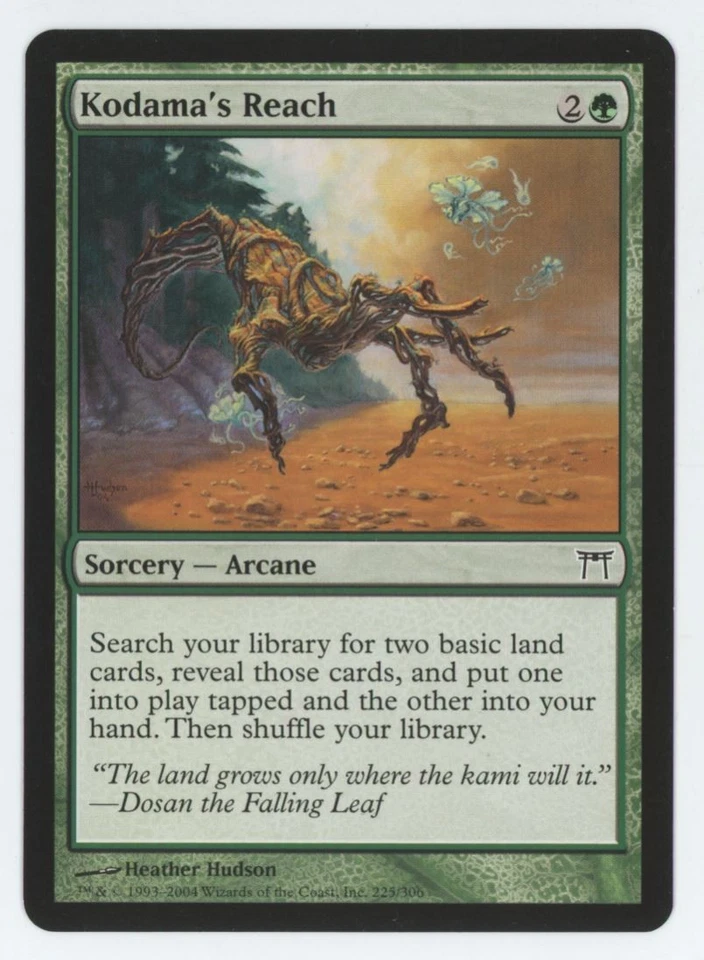 MTG Champions of Kamigawa Kodama's Reach #225/306 - Image 1 of 2