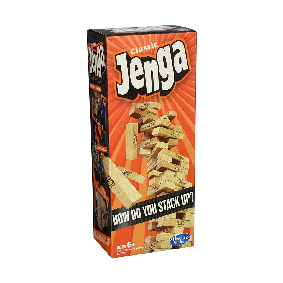 Hasbro Boardgame Jenga Classic Box VG+/NM - Image 1 of 1