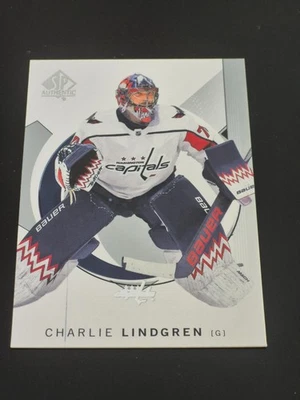 2024-25 SP AUTHENTIC HOCKEY      #64 CHARLIE LINDGREN Washington Capitals - Image 1 of 2