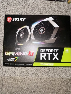 MSI Nvidia GeForce RTX 2060 Super 8GB GDDR6 Gaming X Twin Frozr 7 Graphics Card - Image 1 of 4