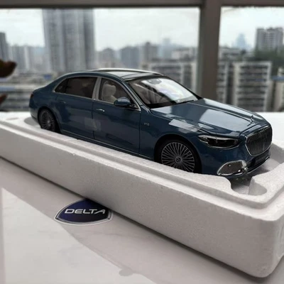1/18 Almost Real Mercedes Benz S Class maybach s680 Vintage Blue - Image 1 of 4