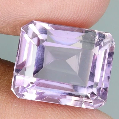 Octagon Natural Nice Purple Amethyst Bolivia Brazil 16.75ct 15x12mm Gemstone - Image 1 of 4