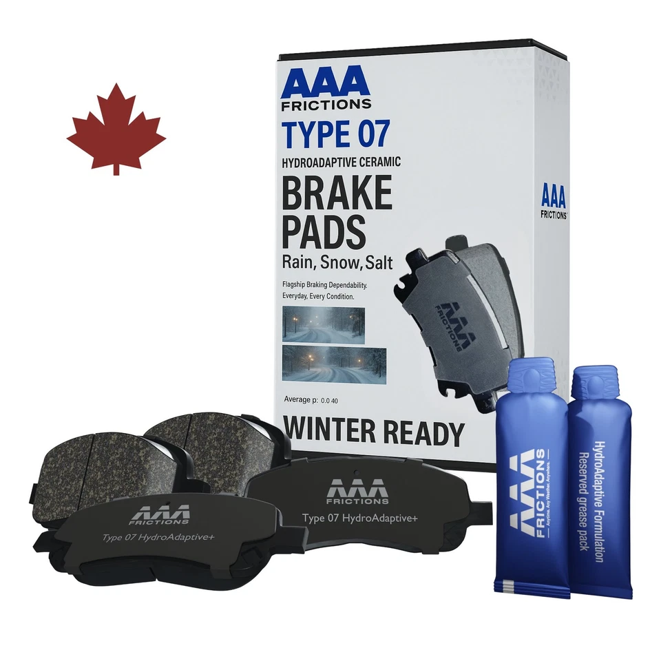 Pastillas de freno traseras de cerámica listas para invierno para Toyota Venza AEF8 2009-2015 Premium Foto 1 de 4