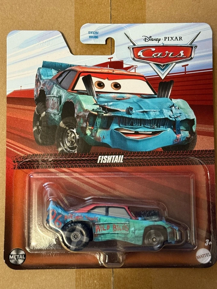 Disney Pixar Cars Fishtail 2025 Nuevo en Tarjeta Pixar Cars Diecast Foto 1 de 1