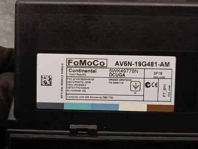 AV6N19G481AM centralina confort per FORD GRAND C-MAX (DXA CB7 DXA CEU) 5417230 - Immagine 1 di 4
