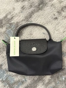 Longchamp le Pliage Mini Schwarz Grün - Bild 1 von 4