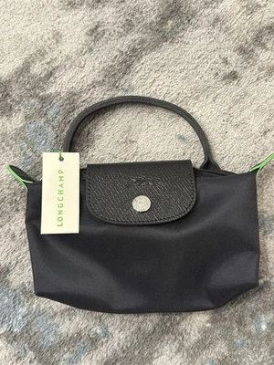 Longchamp le Pliage Mini Schwarz Grün - Bild 1 von 4