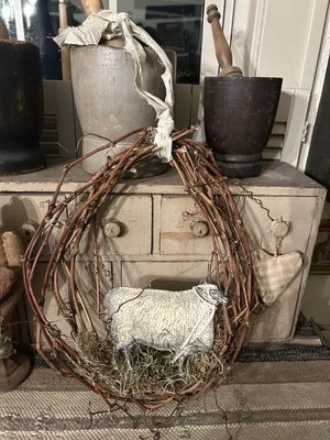 Handmade Grapevine Wreath By 1871 Farmhouse  - Image 1 of 4