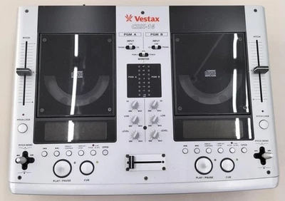 Vestax CDX-16 Dual CD Player DJ Mixer Belt Replaced Fully Working Japan AC100V - Image 1 of 4