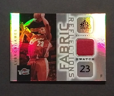 LEBRON JAMES 2005 Upper Deck NBA Swatch Player-Worn Memorabilia Game-Used Patch - Image 1 of 2