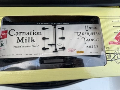 ARISTOCRAFT CARNATION WOOD REEFER CAR NEW OB  ART-86211 - Image 1 of 2