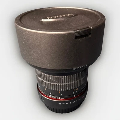 ROKINON 14mm f/2.8 IF ED UMC Lens for Canon EF, Used ONCE - Image 1 of 3