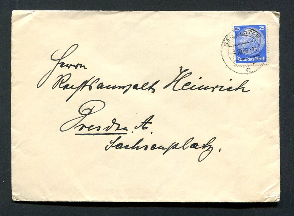 Reich alemán: mejor cubierta de 1932 - Bad Elster - usado Foto 1 de 1