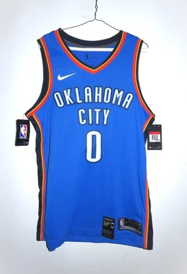 Nike Authentic Oklahoma City  Thunder Russell Westbrook Swingman Jersey 48 Large - Image 1 of 4
