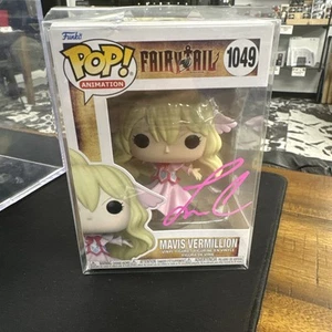 Leah Clark Autographed Funko POP Fairy Tail Mavis Vermillion Signed JSA COA🔥🔥 - Picture 1 of 3