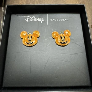 Orecchini Disney BaubleBar Topolino Halloween Zucca - Foto 1 di 3