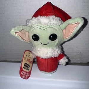 Hallmark Itty Bittys Temporadas Saludos Grogu Star Wars Bebé Yoda Santa Vacaciones - Imagen 1 de 3