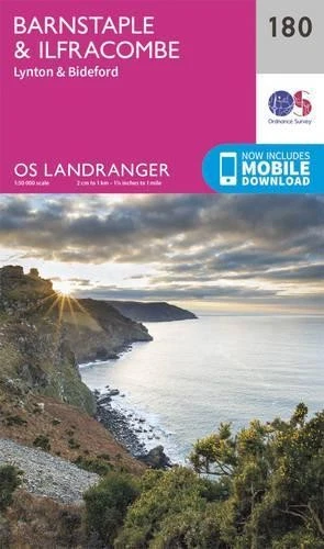 Barnstaple & Ilfracombe, Lynton & Bideford (Map) OS Landranger Map - Image 1 of 1