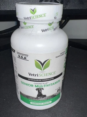 VetriScience Laboratories Canine Plus Senior Multivitamina para Perros, 60 Chewab Foto 1 de 4