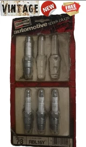 4 - PACK, CHAMPION RBL16Y RBL 16Y Spark Plugs,Stock No. 35,29655,Vintage,NOS - Picture 1 of 6