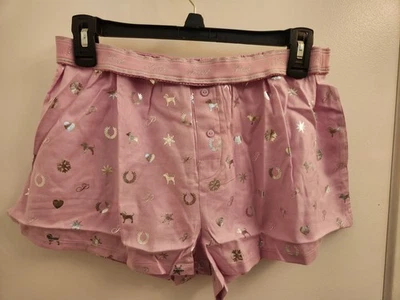 Pantalones Cortos para Dormir VS Rosa Cuadrados Medianos en Púrpura Nuevos con Etiquetas Foto 1 de 3
