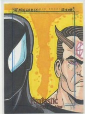 2008 Marvel Fantastic Four Archives Sketch Card Molinelli Son of Satan Spiderman