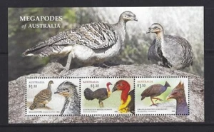 AUSTRALIA 2022 MEGAPODES OF AUSTRALIA MINIATURE SHEET UNMOUNTED MINT, MNH - Picture 1 of 1